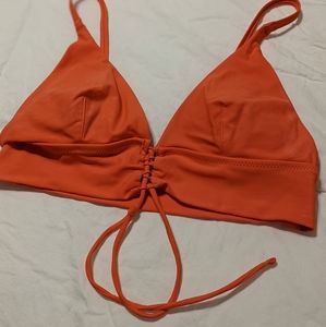 Aerie red/rust bikini top